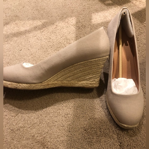 JCrew Canvas Espadrille Wedge NEW IN BOX - Picture 3 of 5